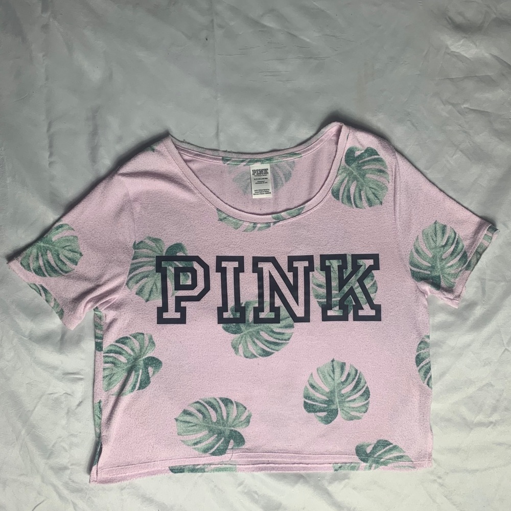 Pink crop top